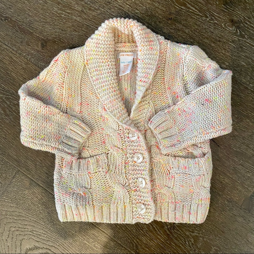 3/$20. Joe Fresh knit cardigan